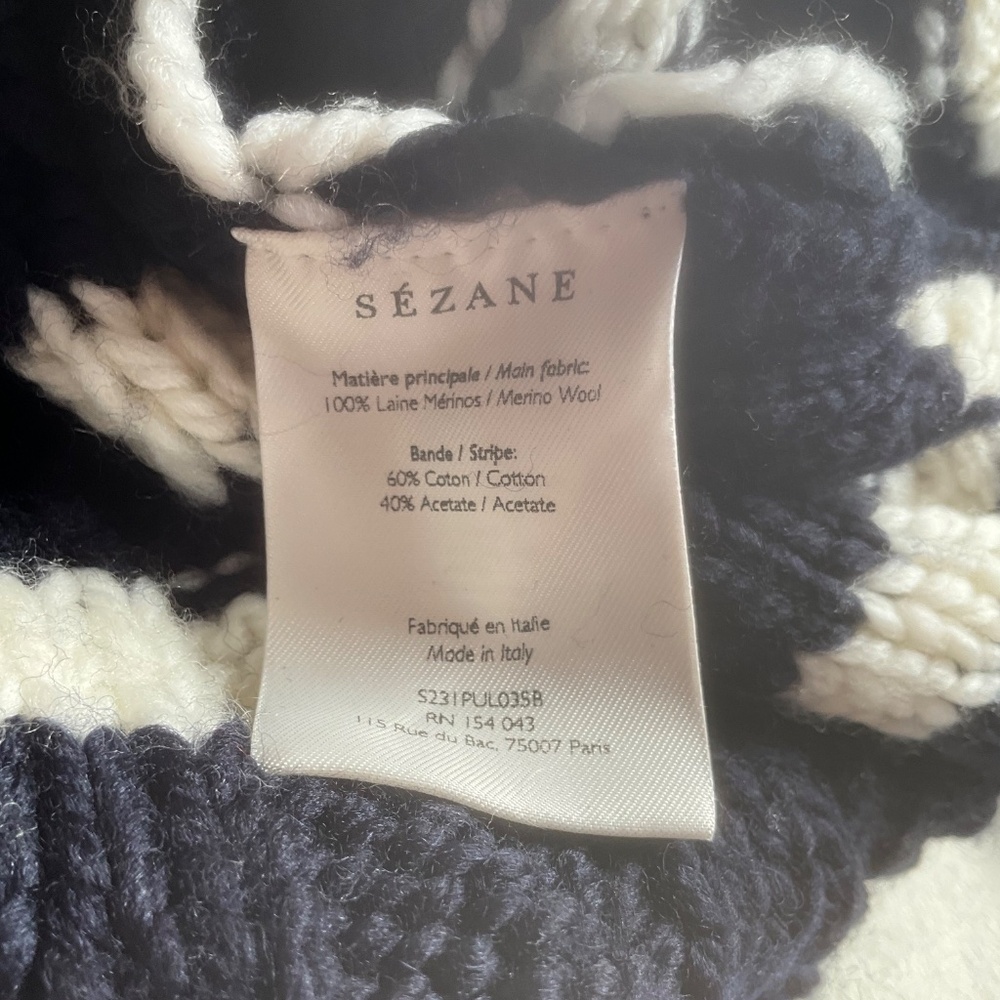 New! Sezane James Jumper, small, NWT - Picture 8 of 10